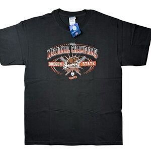 VTG NEW Oregon State Beavers Baseball 2006 National Champions Men’s t-shirt L